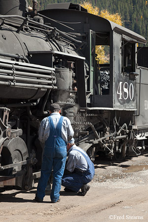 Durango and Silverton Narrow Gauge Railroad Silverton Station Engine 480